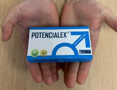 Photo de l'emballage Potencialex, expérience de l'utilisation des capsules
